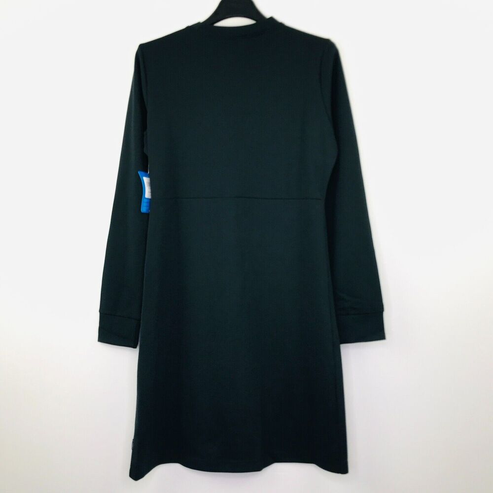 Columbia Women's Medium Dress Black Firwood Ottoman Long Sleeve A-Line NWT AX30 - Picture 5 of 5